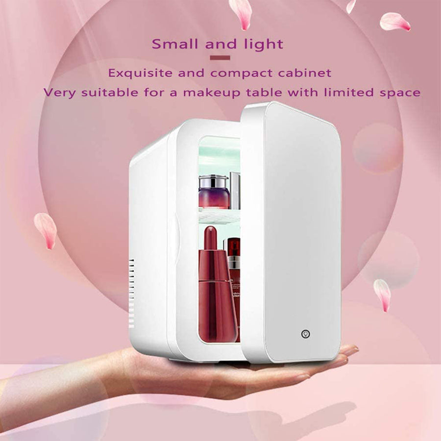 Mini Makeup Fridge | Portable Cosmetic Refrigerator & Warmer