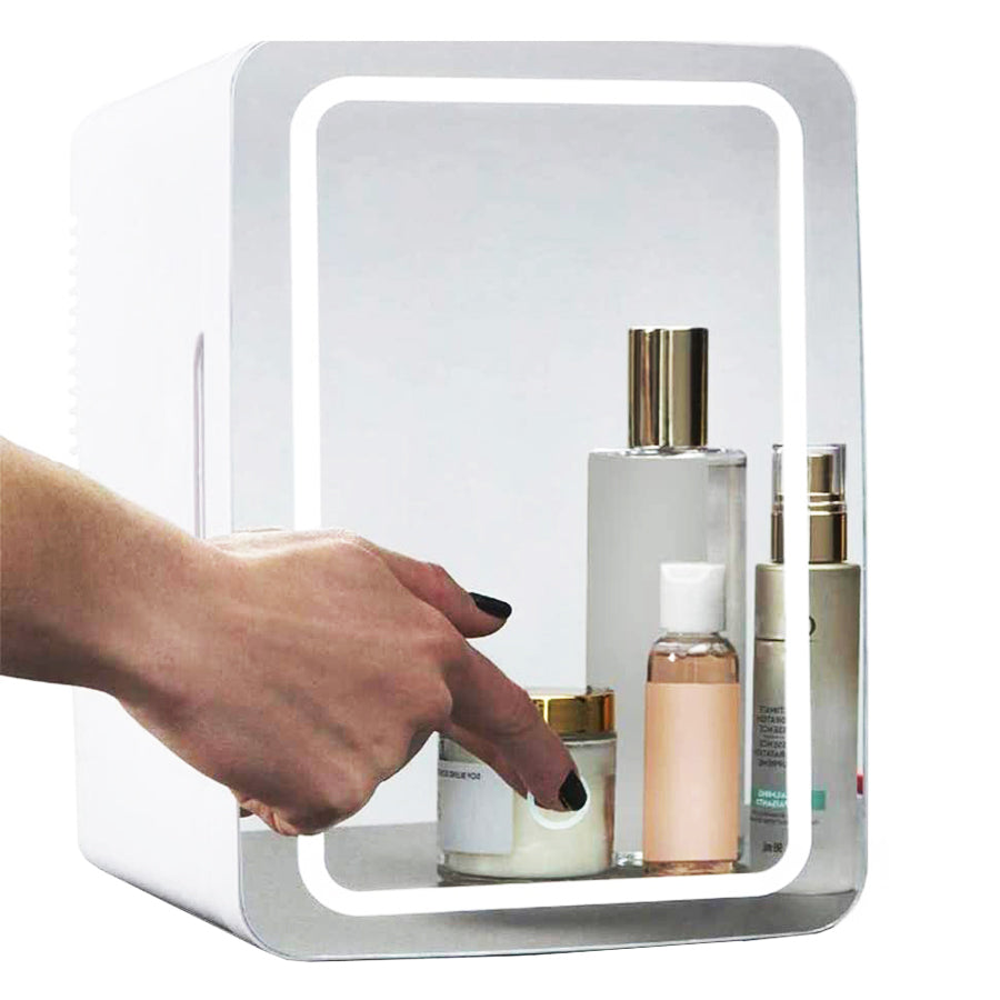 Mini Makeup Fridge | Portable Cosmetic Refrigerator & Warmer