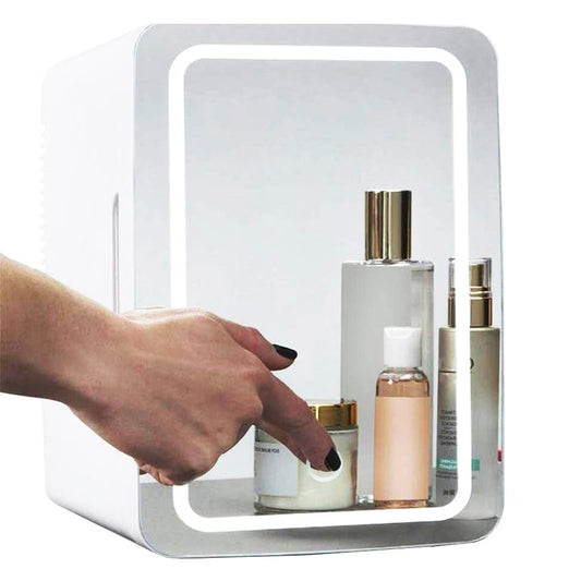 Mini Makeup Fridge | Portable Cosmetic Refrigerator & Warmer