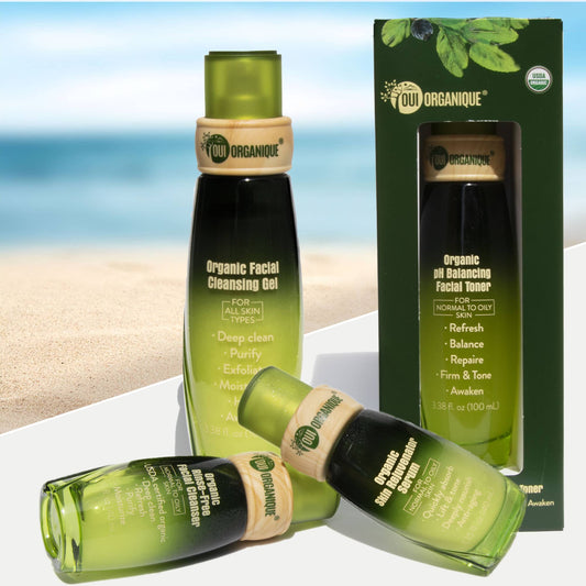 Certified Organic Anti-Aging Skincare Set | 3-Piece Natural Collection